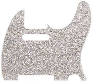 Fender 0992186002 Telecaster Pickguard SS Silver Sparkle Hybrid Glass/Glitter