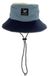 Surf Monkey Chapeau bob imperméable pour hommes/femmes - Taille unique - Pliable (Bleu/Beige)