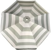 Gebro Parasol - zilver/wit - gestreept - D140 cm - UV-bescherming - incl. draagtas