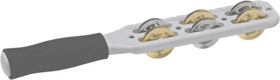 Meinl Jingle Stick JG1M-WH, Steel&Brass Jingles, wit