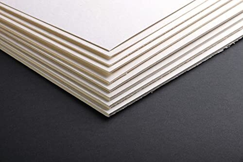 Clairefontaine 93962C verpakking (met 10 houten dozen, 60 x 80 cm, 2 mm, 1100 g, ideaal voor modelbouw, licht en glad, 100% cellulose), verpakking van 10 stuks, beige