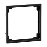LEGRAND SEANO tussenring voor de inbouw van inzetstukken 50 x 50 mm met afdekking 50 x 50 mm zwart gelakt 765803