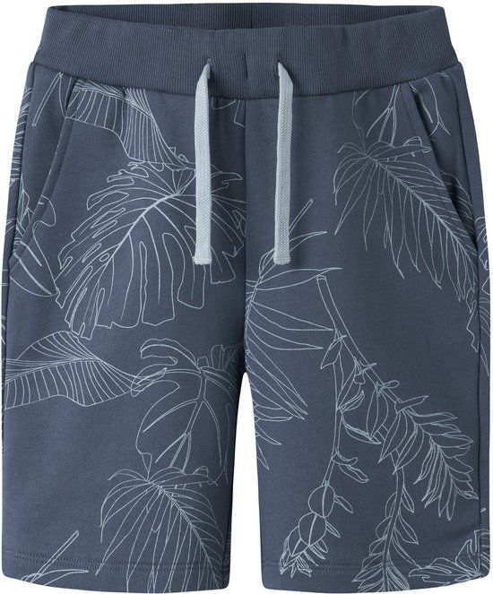 NAME IT NKMFALIN SWEAT SHORTS UNB BOX Jongens Bermuda shorts Maat 128 Vintage Indigo