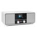 TechniSat DIGITRADIO 330 - DAB+ FM stereoradio met cd-speler (Bluetooth 5.3, USB MP3-weergave en oplaadfunctie, 2,4 inch kleurendisplay, wekkerradio, afstandsbediening) wit