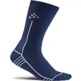 Craft Progress Mid Sock - Navy - Vocht absorberend - Katoen - Gestreept - Halfhoog - Vrouwen
