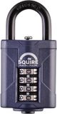 Hoogwaardig Squire CP40 Hangslot Cijferslot Gehard Staal 40 mm Donkerblauw