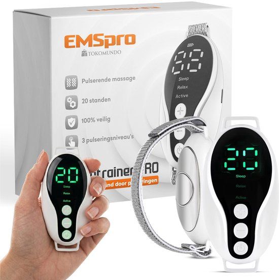 Tokomundo EMS Pro Slaaptrainer PRO - Ademhalingstrainer - Wit