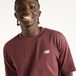 New Balance Sport Essentials Cotton T-Shirt Heren T-shirt - CHERRY LEATHER