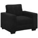 vidaXL Fauteuil fluweel zwart