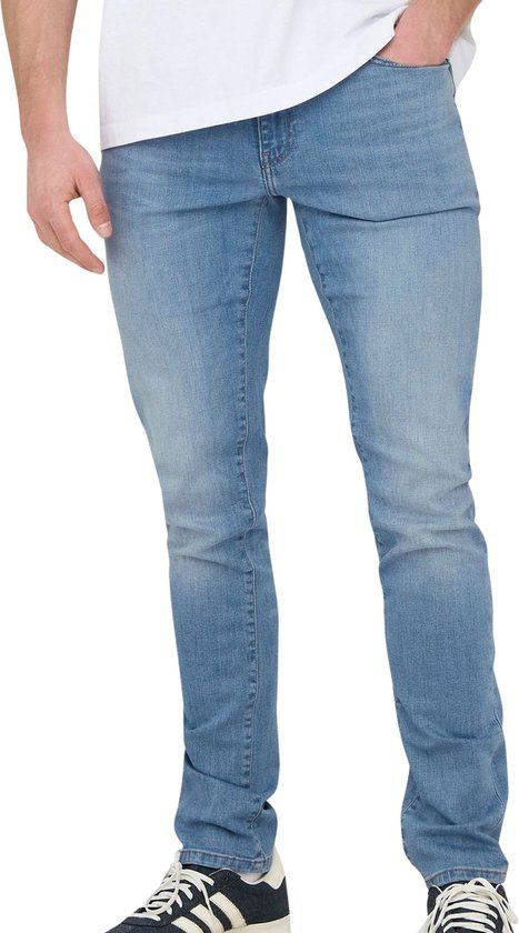 Only & Sons Onsloom Slim Fit Jeans - Light Blue Denim - Men's W31/L32