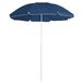 Maison Exclusive Parasol avec mât en acier, bleu, 180 cm