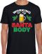 Shoppartners Bv Santa body fout Kerst t-shirt - Noir - hommes - Vêtements de Noël / Tenue de Noël L