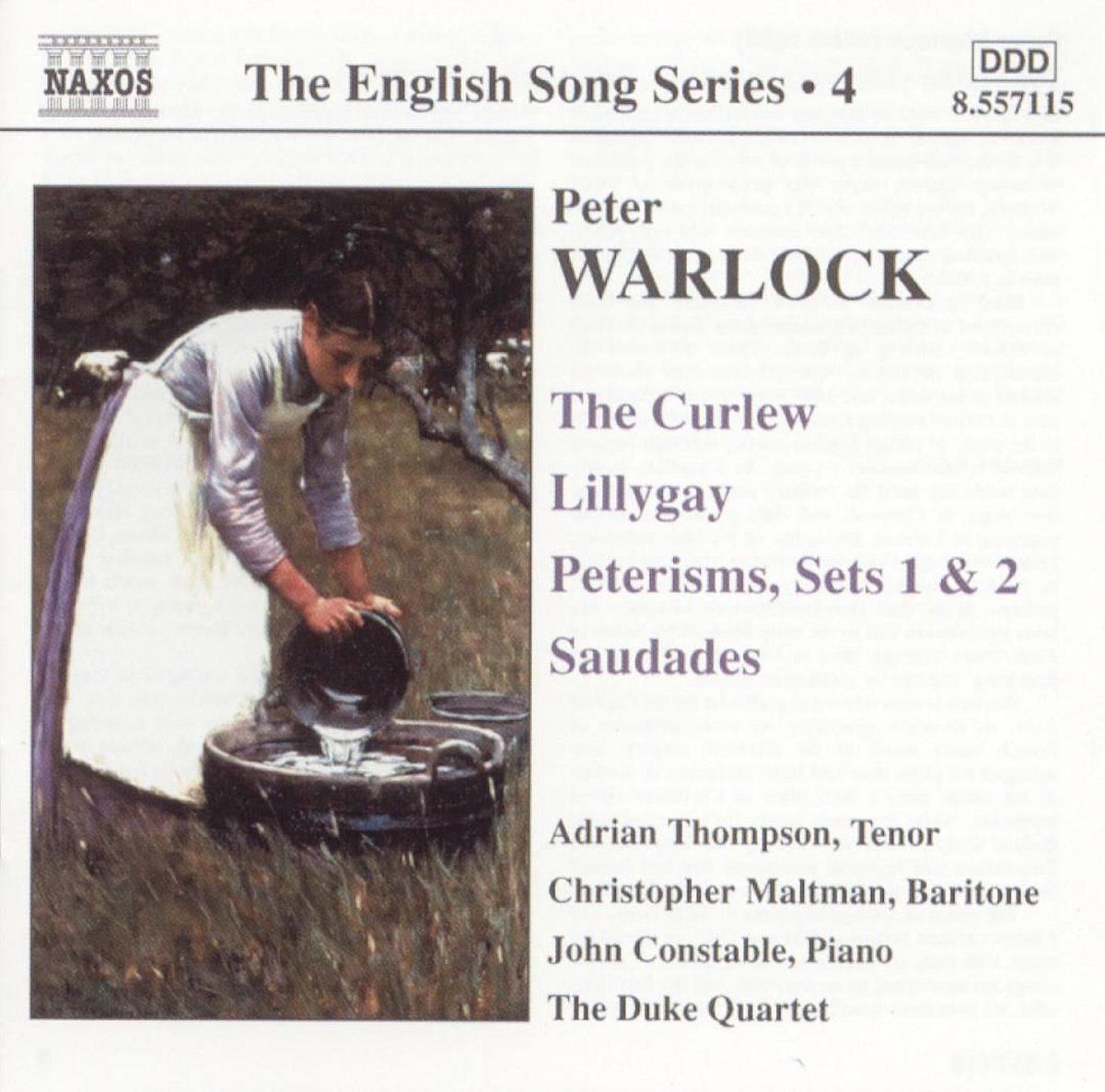 OUTHERE The English Song Series 4 - Muziek