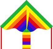 HQ Ecoline Simple Flyer Arc-en-ciel 85cm