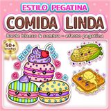 COMIDA LINDA: LIBRO DE COLOREAR: FÁCIL Y SIMPLE