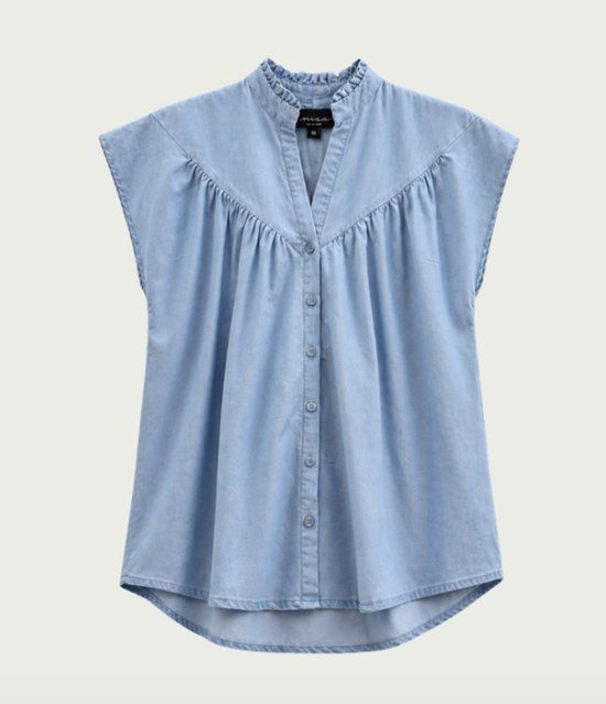 Elvira Collections Ice Blue Elvira blouse Rosan