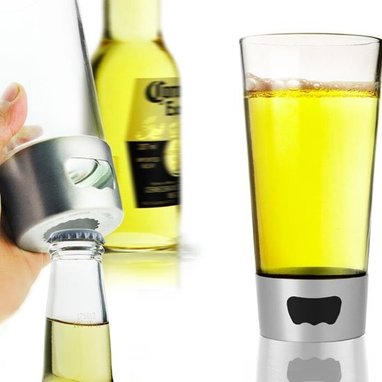 Asobu - Bier Glas Opener - 480 ml - Glas/RVS