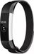Strap-it Fitbit Alta / Alta HR Milanese band - zwart - Maat: S