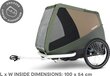 Croozer Dog Tammo Hondenfietskar - XXL Mosgroen