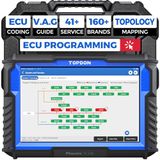 TOPDON Phoenix Xlink OBD2 diagnoseapparaat, ECU programmeren voor BMW/Benz/Audi, met online ECU-codering, bidirectionele bediening, V.A.G Guided, 41 services, topologie, CAN FD & DoIP, 2 jaar update