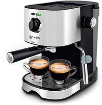 GKL Grunkel CAFPRESOH-15 Espressomachine met draaibare verstuiver, uitneembare druppelbak, dubbele uitlaatfilter en overdrukbeveiliging - 1 liter - 850 W