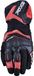 Cinq RFX4 Evo WP, gants imperméables, Noir/Rouge, S