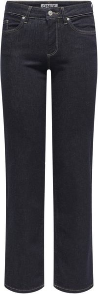 ONLY Onlblush Mid Straight Dnm Tai774 Noos straight leg jeans - donkerblauw