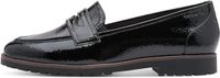 Tamaris - Dames - Loafers - Zwart Lak - Maat 42