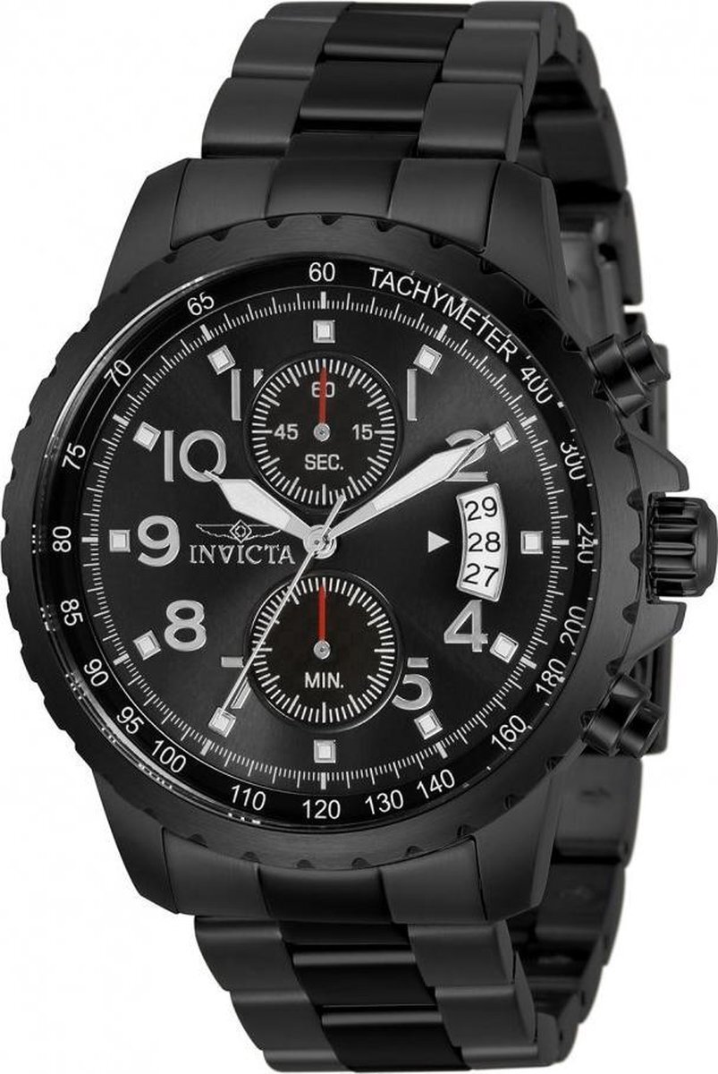 Invicta Specialty 13787 - Horloge - Heren - Zwart - Quartz - Ø 45 mm