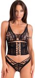 Livco Corsetti Fashion Livco Corsetti Cinex 3pcs set black l/XL