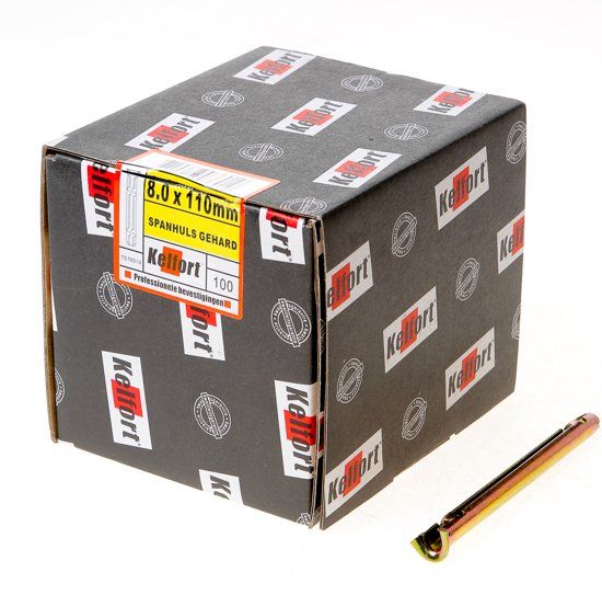 Kelfort Spanhuls - Expressnagel - 8 x 110 mm - 100 Stuks