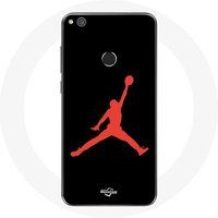 Maniacase Etui voor Huawei P8 Lite 2017 Michael Jordan Logo Rood