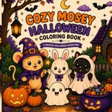 COZY MOSEY HALLOWEEN: COLORING BOOK