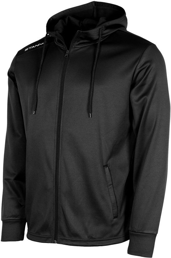 Stanno Field Hooded Top Full Zip Sportvest Kinderen - Black