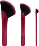Real Techniques Rebel Edge Trio Roze Schuin afgesneden Gecombineerd
