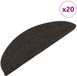 vidaXL Trapmatten zelfklevend 20 st 56x17x3 cm antraciet