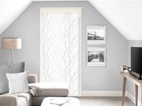 Soleil d'Ocre Liane Bise-bise, Polyester, Wit, 70 x 200 cm