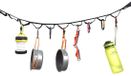 BeiJingLiangPinJiaZuoKeJiWenHuaFaZhanYouXianGongSi Ligne d'organisation de camping - Avec 19 mousquetons porte-clés - Pour le camping et la randonnée - 4,3 mètres