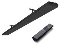 HEATSTRIP Heatstrip Design All Black 3200 Watt Heater met afstandsbediening