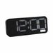 Karlsson Roanne LED Wekker | 17.6x6.6x3cm | Zwart