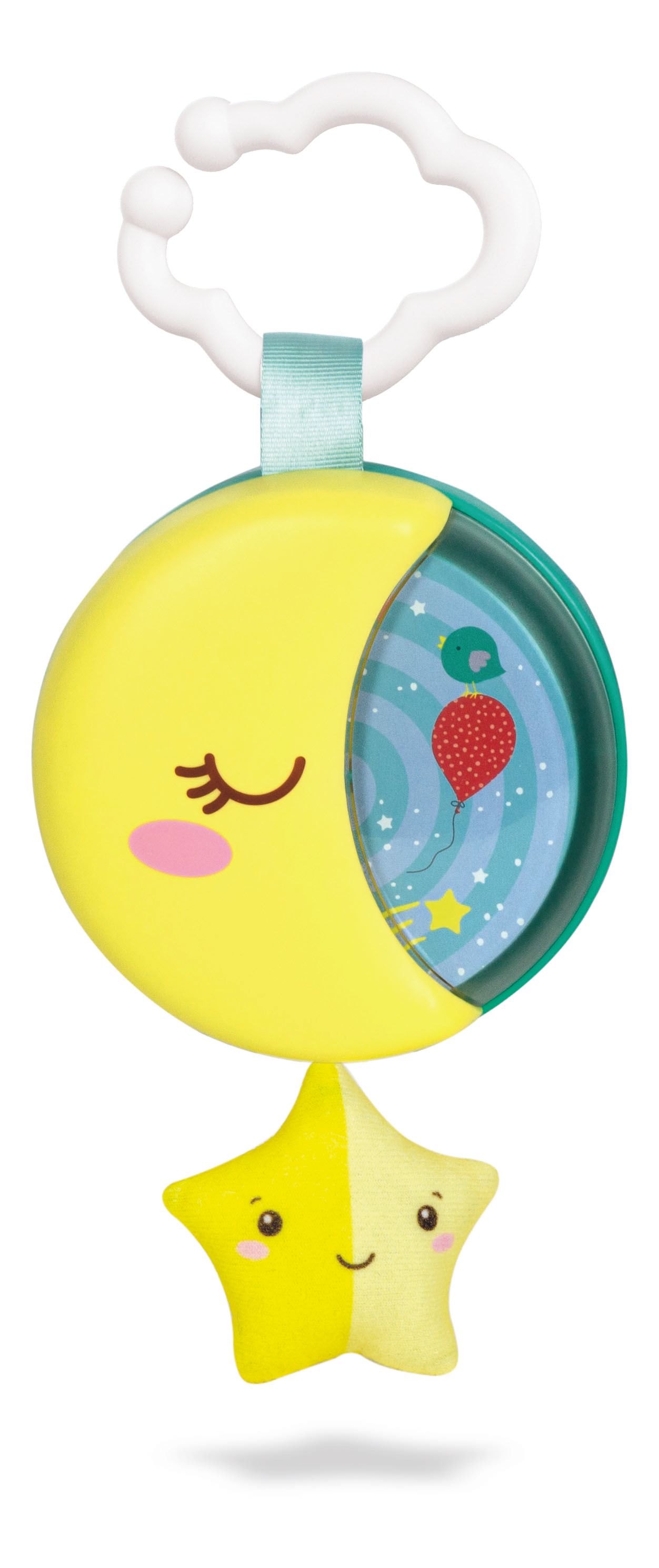 Clementoni Baby Sleepy Moon - Hangend babyspeelgoed - Blauw/Geel