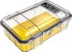 PELI M50 Micro Case – Boîtier compact pour équipement de valeur et outils compacts ; étanche, anti-poussière et résistant aux chocs ; volume 1 litre ; couleur : JAUNE/TRANSPARENT