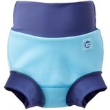 Splash About Happy Nappy Herbruikbare Zwemluier, Blue Cobalt, 0-3 Maanden