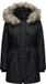ONLY - ONLIRIS FUR WINTER PARKA LIFE CC OTW - Dames - Zwart - XXL