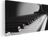 Artaza Canvas Schilderij Pianotoetsen - Noten - Piano - 60x30 cm - Canvas Print