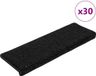 vidaXL - Trapmatten - 30 stuks - Zwart - 65x21x4 cm
