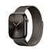 Apple Watch Series 10 46mm - Titane Ardoise avec Bracelet Milanais Ardoise - Wifi + 4G