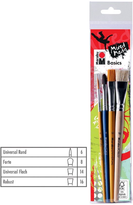 Marabu set penselen