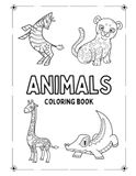 WILDLIFE AND FAMOUS ANIMALS COLORING BOOK