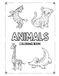 WILDLIFE AND FAMOUS ANIMALS COLORING BOOK